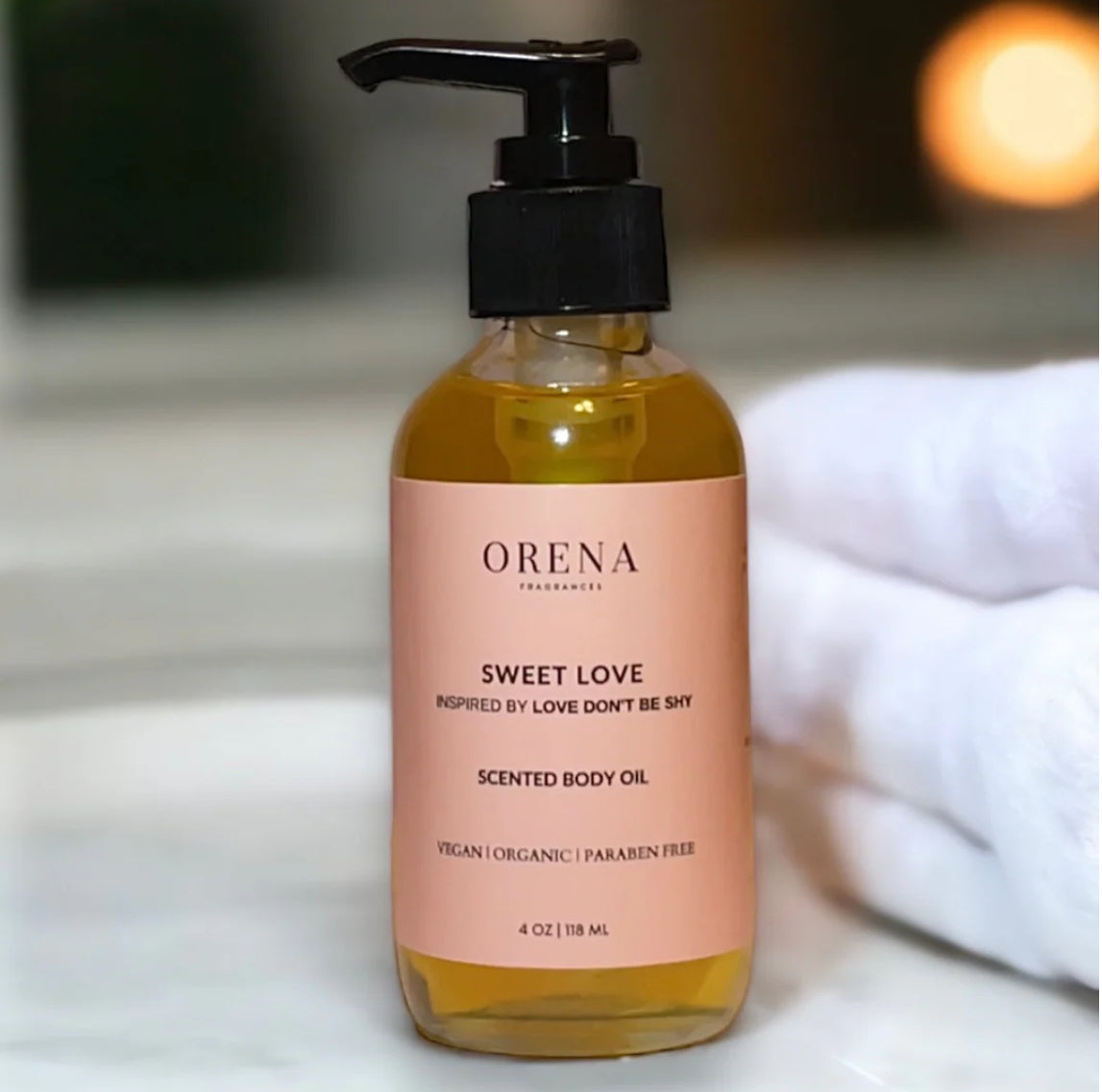 Orena Fragrances โ Sweet Love Body Oil Samples