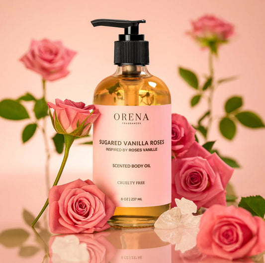 Orena Fragrances – Sugared Vanilla Roses Body Oil Samples