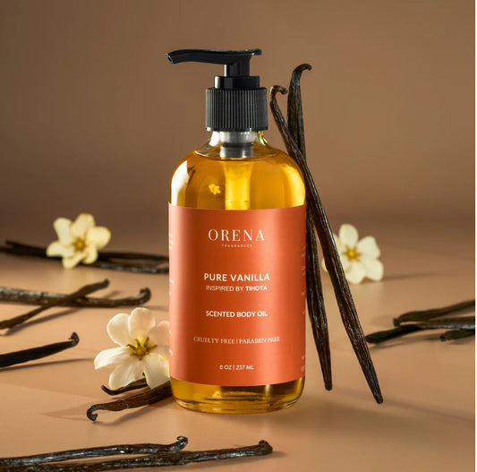 Orena Fragrances – Pure Vanilla Body Oil Samples