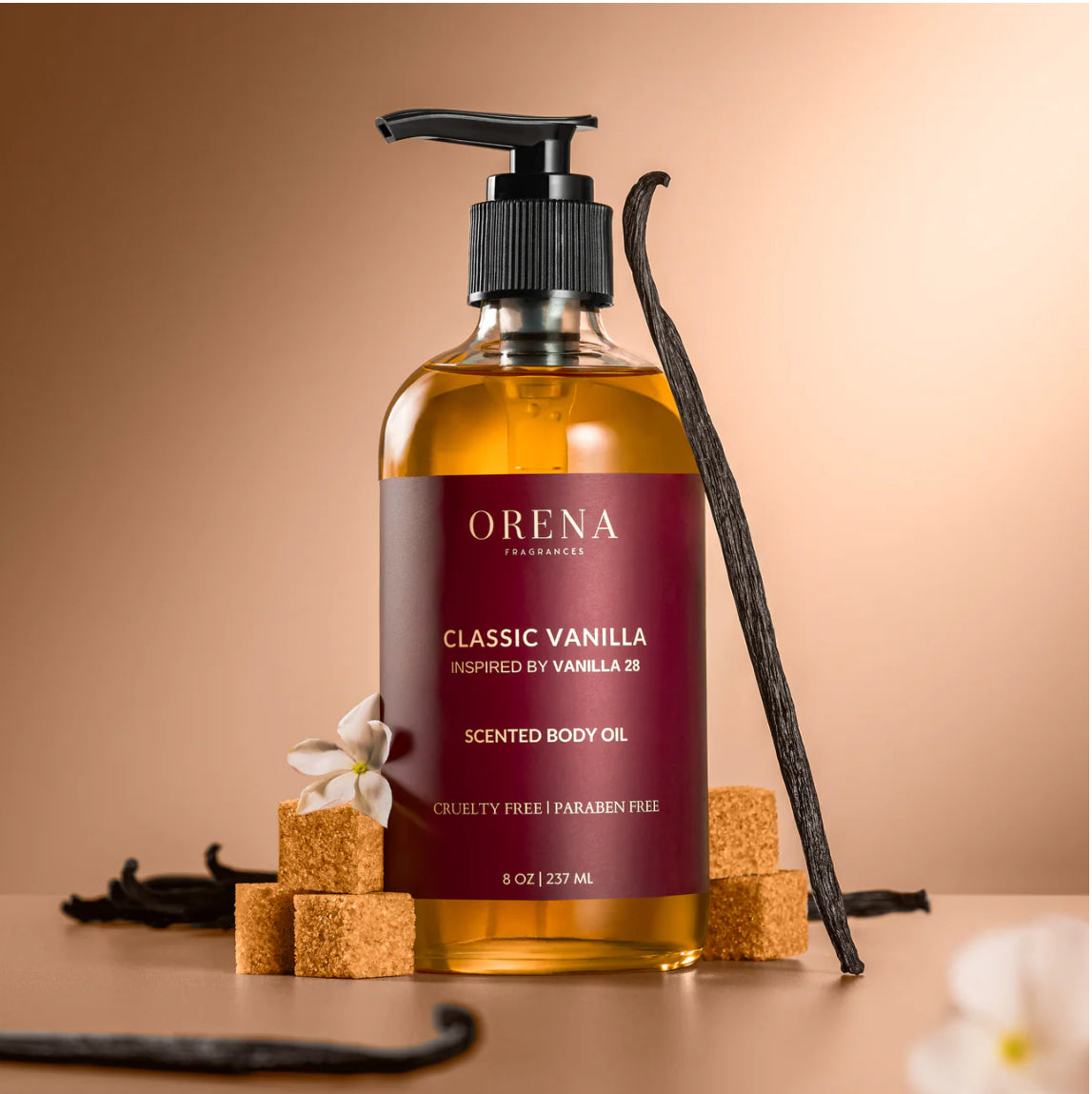 Orena Fragrances – Classic Vanilla Body Oil Samples