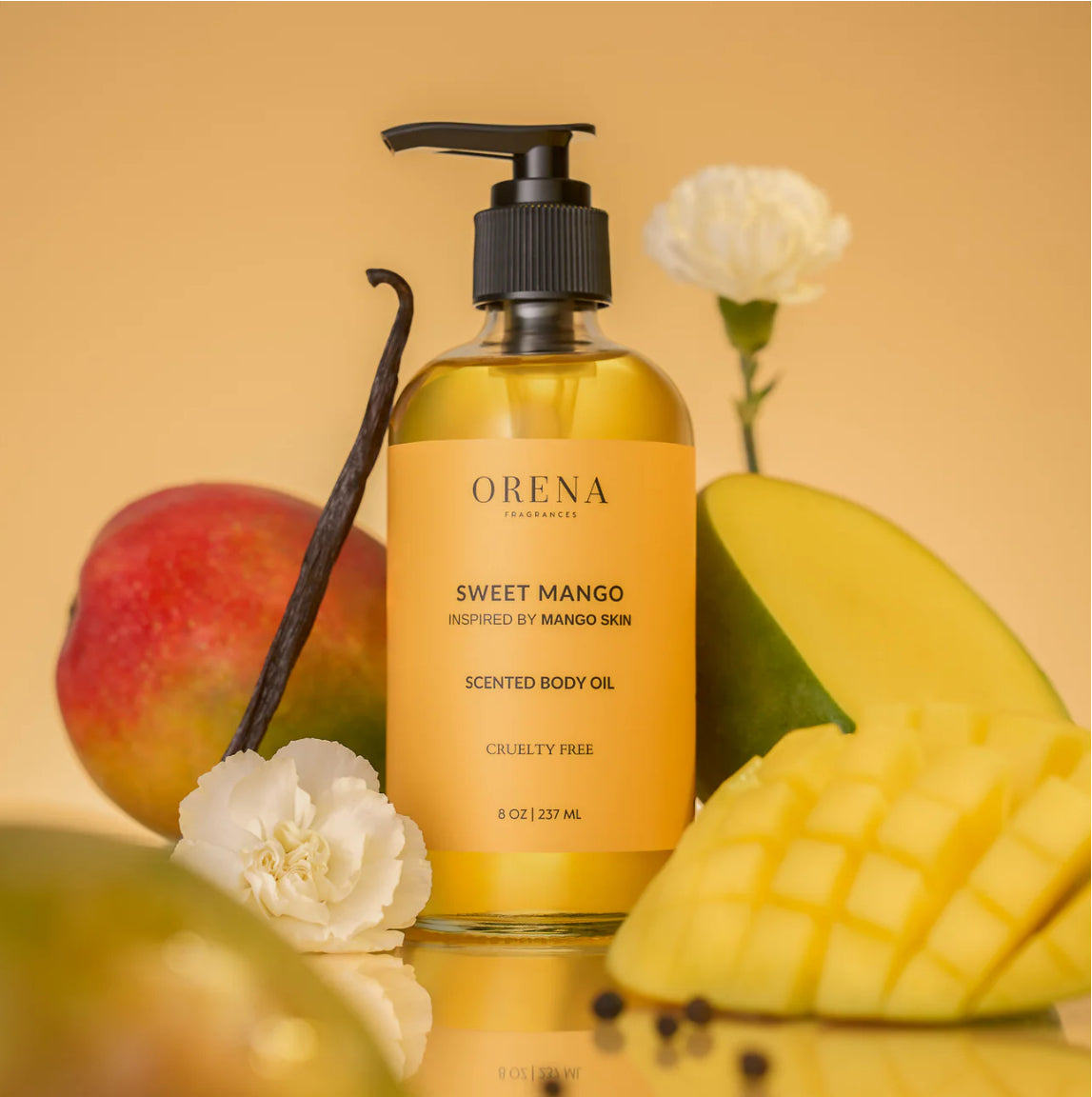 Orena Fragrances – Sweet Mango Body Oil Samples