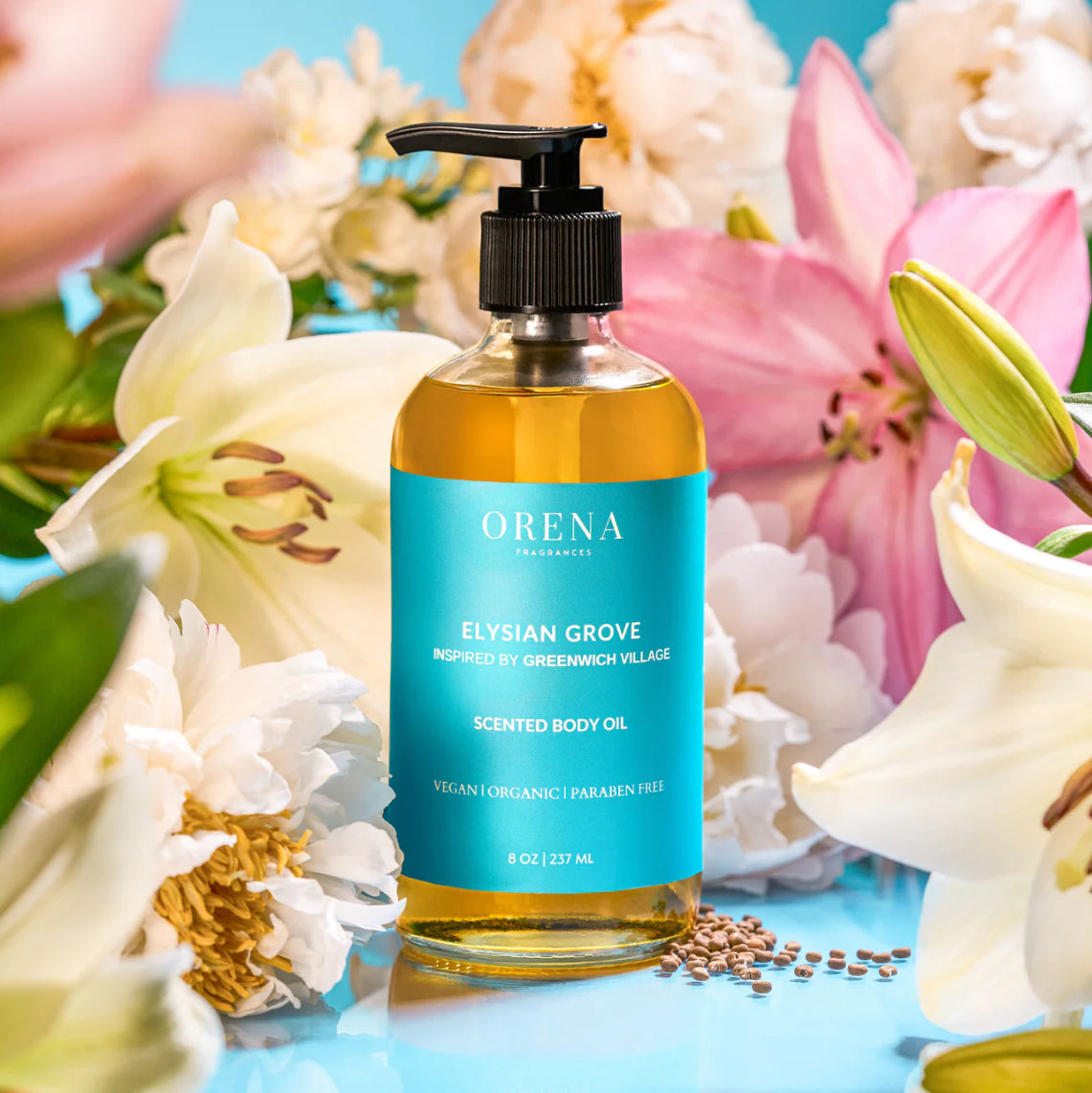 Orena Fragrances – Elysian Grove Body Oil Samples