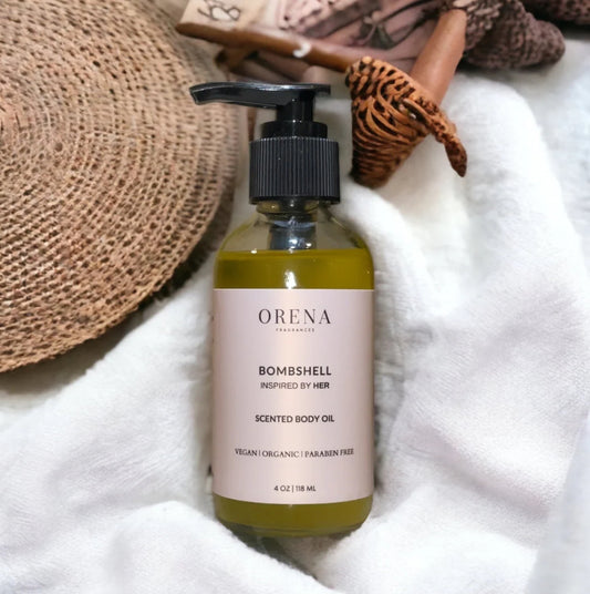 Orena Fragrances – Bombshell Body Oil Samples