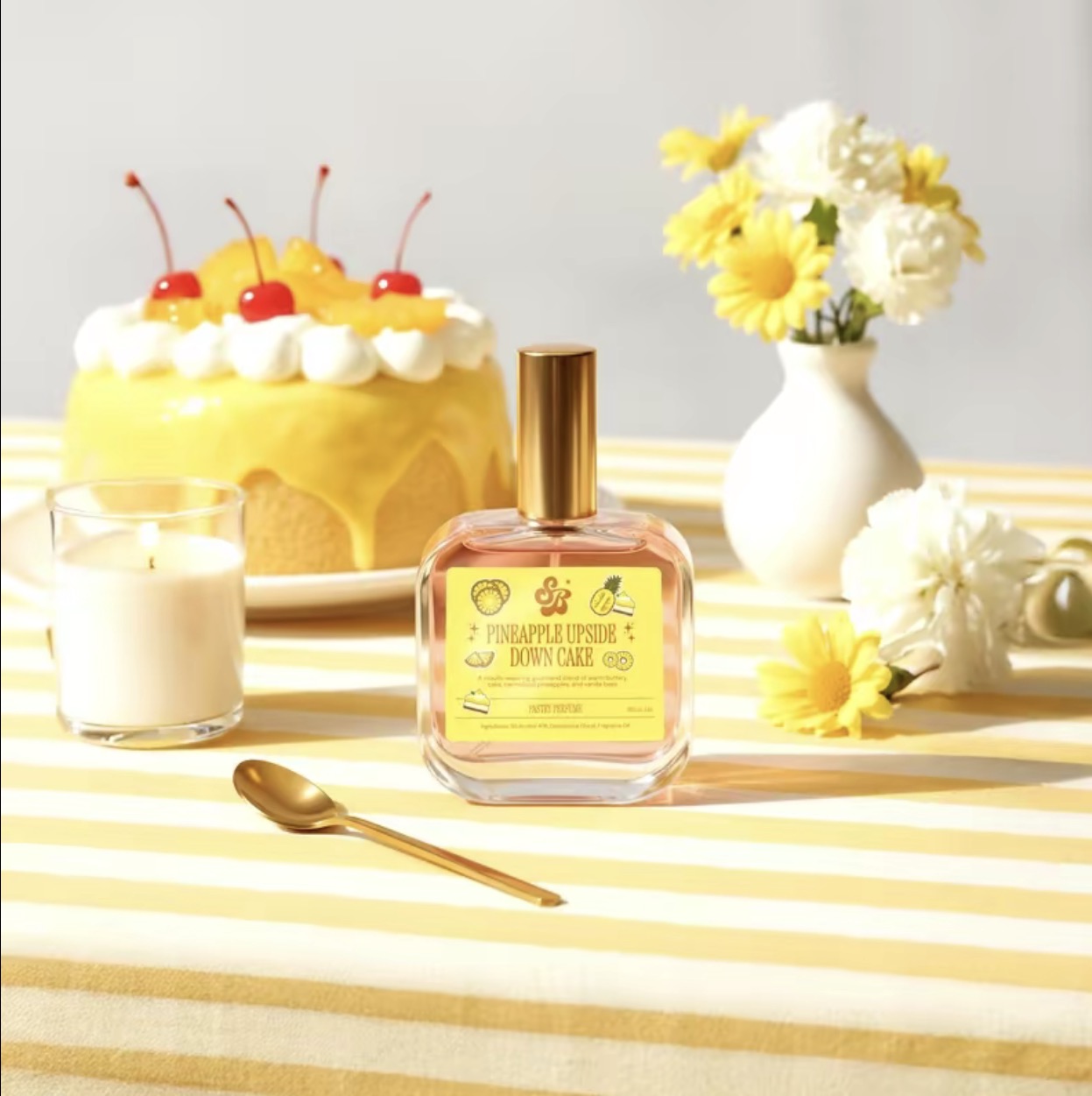 Pineapple Upside Down Cake - The Skincare Bakery