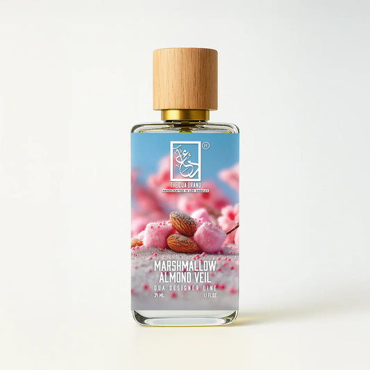 Marshmallow Almond Veil - The Dua Brand